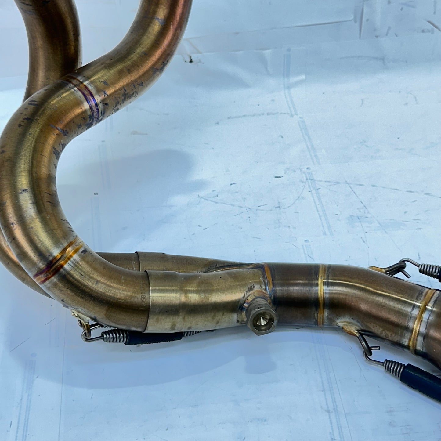2017 - 2023 KAWASAKI NINJA EX650 EXHAUST MUFFLER PIPE HEADER MANIFOLD AKRAPOVIC