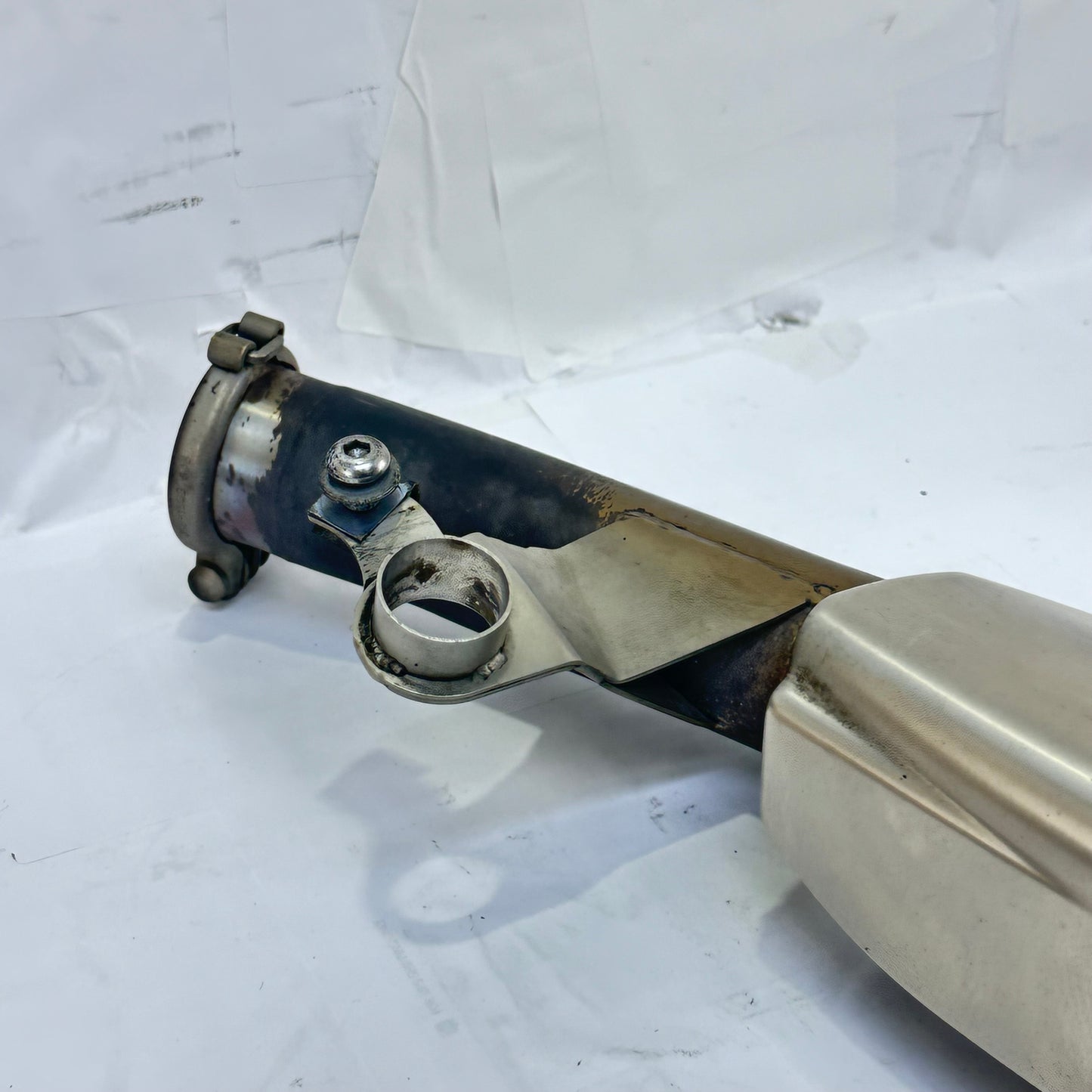 2013 - 2017 TRIUMPH DAYTONA 675R EXHAUST MUFFLER PIPE ARROW *SCUFFED*