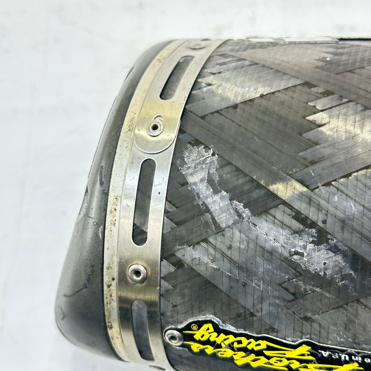 2006 2007 SUZUKI GSXR 600 GSXR 750 EXHAUST MUFFLER PIPE TWO BROTHERS RACING *SCUFFED*