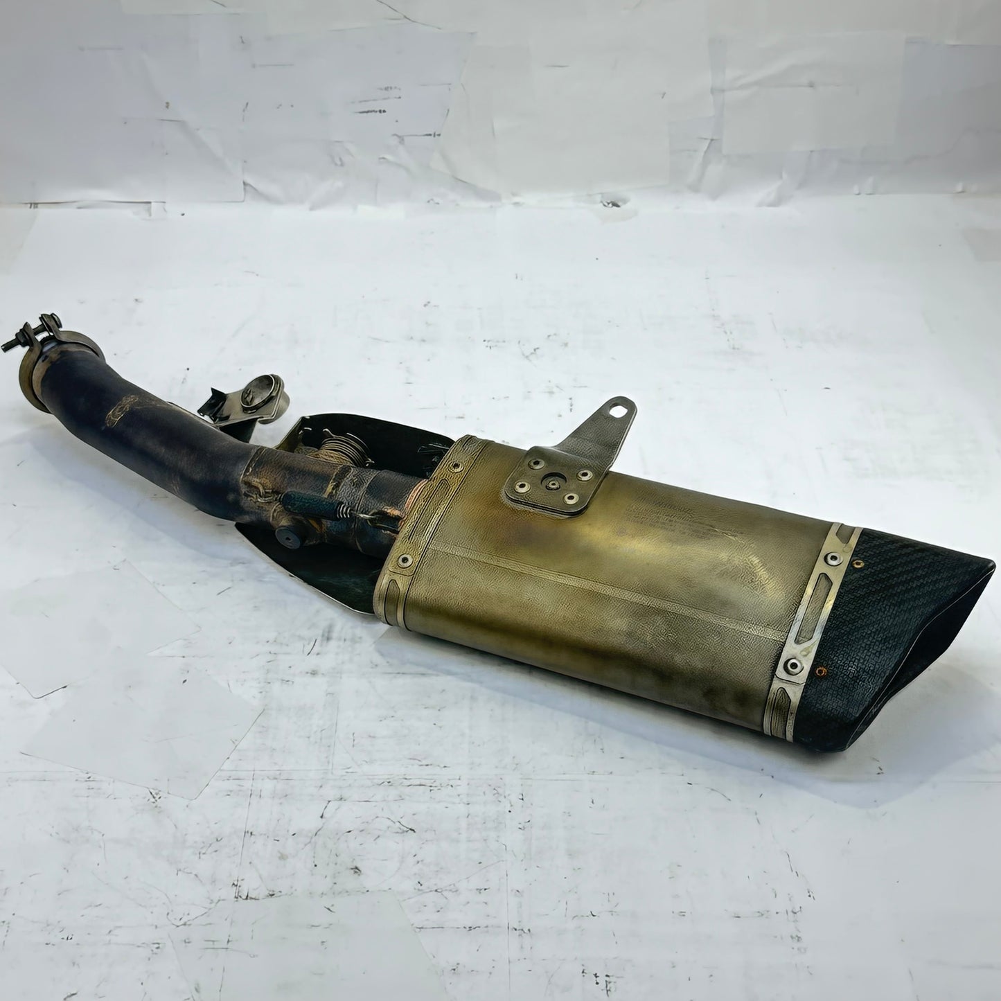 2013 - 2017 TRIUMPH DAYTONA 675R EXHAUST MUFFLER PIPE ARROW *SCUFFED*