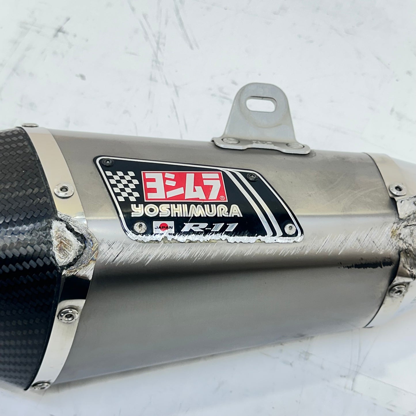 2011 - 2026 SUZUKI GSXS 600 GSXR 750 EXHAUST MUFFLER PIPE YOSHIMURA *SCUFFED*