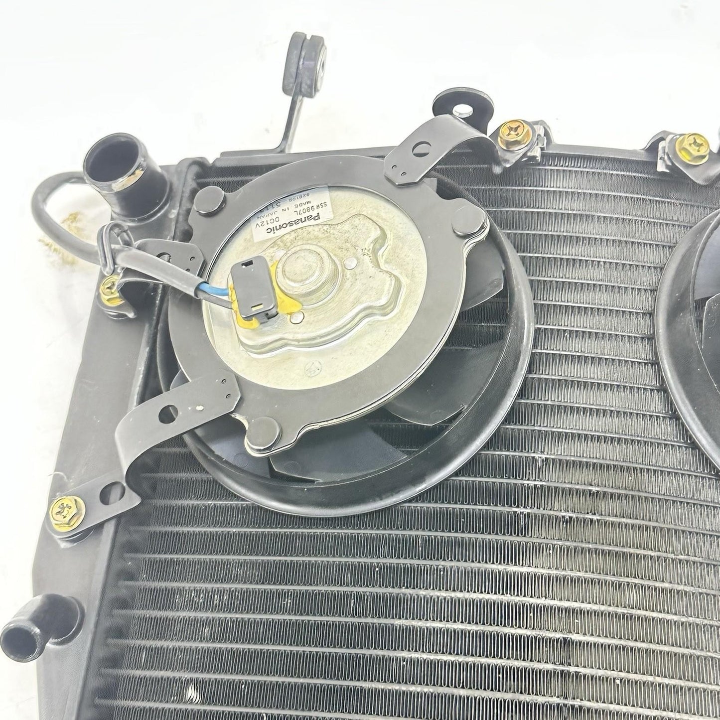 2003 - 2005 YAMAHA YZF R6 RADIATOR ENGINE COOLING MOTOR COOLER FANS SET STOCK