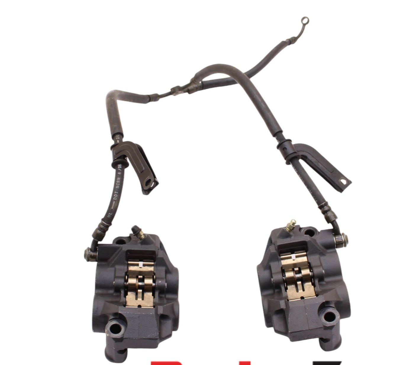 2006 - 2016 YAMAHA YZF R6 FRONT BRAKE CALIPER SET HOSE LINE RIGHT LEFT GOLD