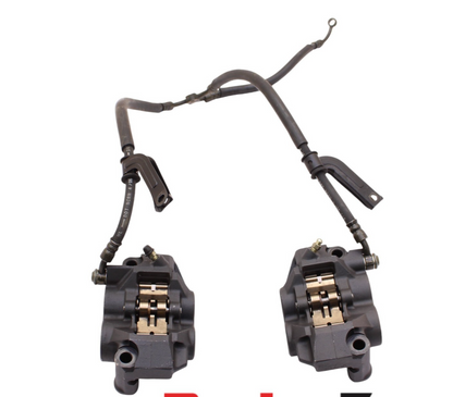 2006 - 2016 YAMAHA YZF R6 FRONT BRAKE CALIPER SET HOSE LINE RIGHT LEFT GOLD