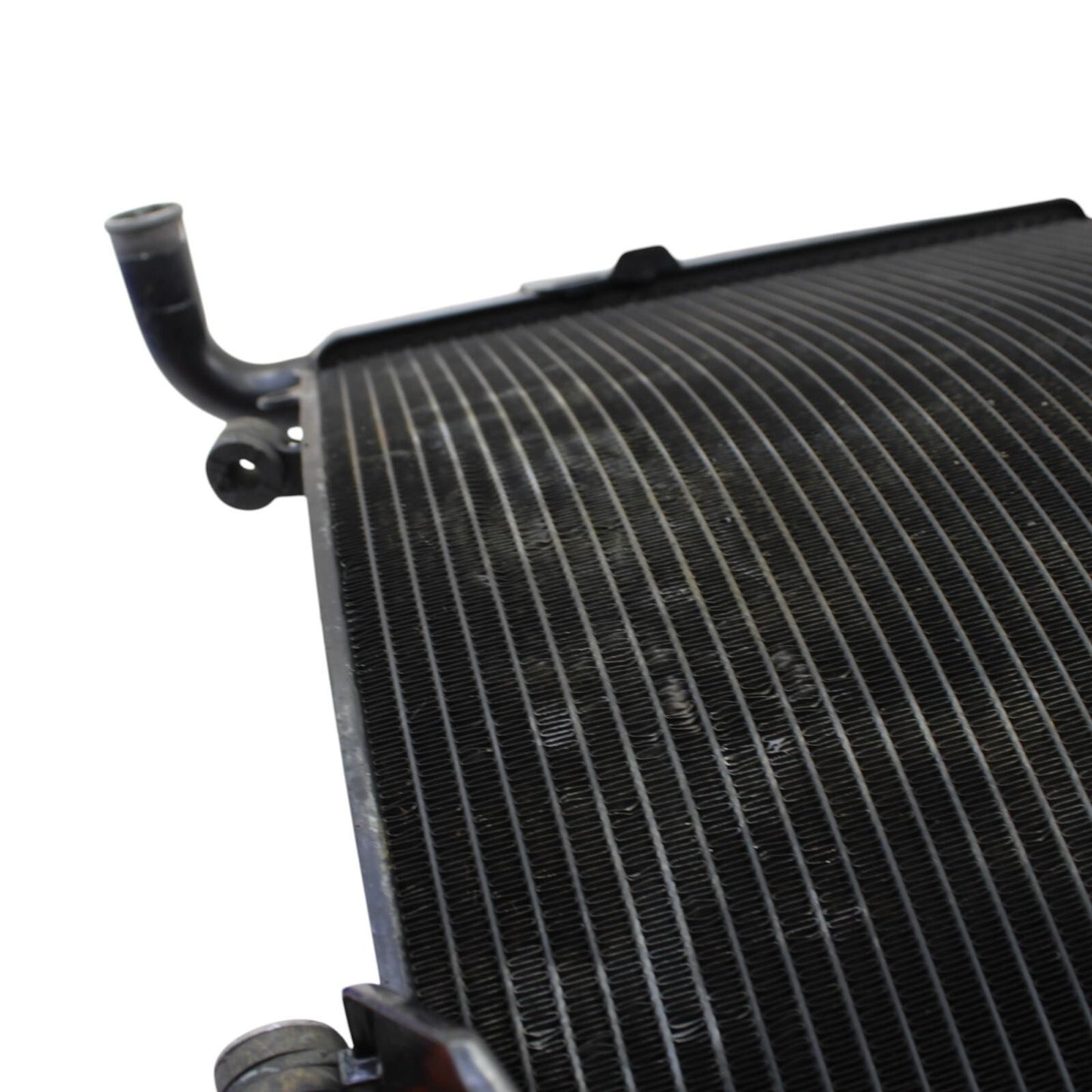 2007 - 2012 HONDA CBR600RR RADIATOR COOLING FAN SYSTEM BLACK STOCK STRAIGHT