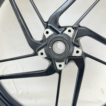 2016 - 2019 DUCATI PANIGALE 959 FRONT WHEEL RIM TIRE BLACK STOCK *DAMAGED*