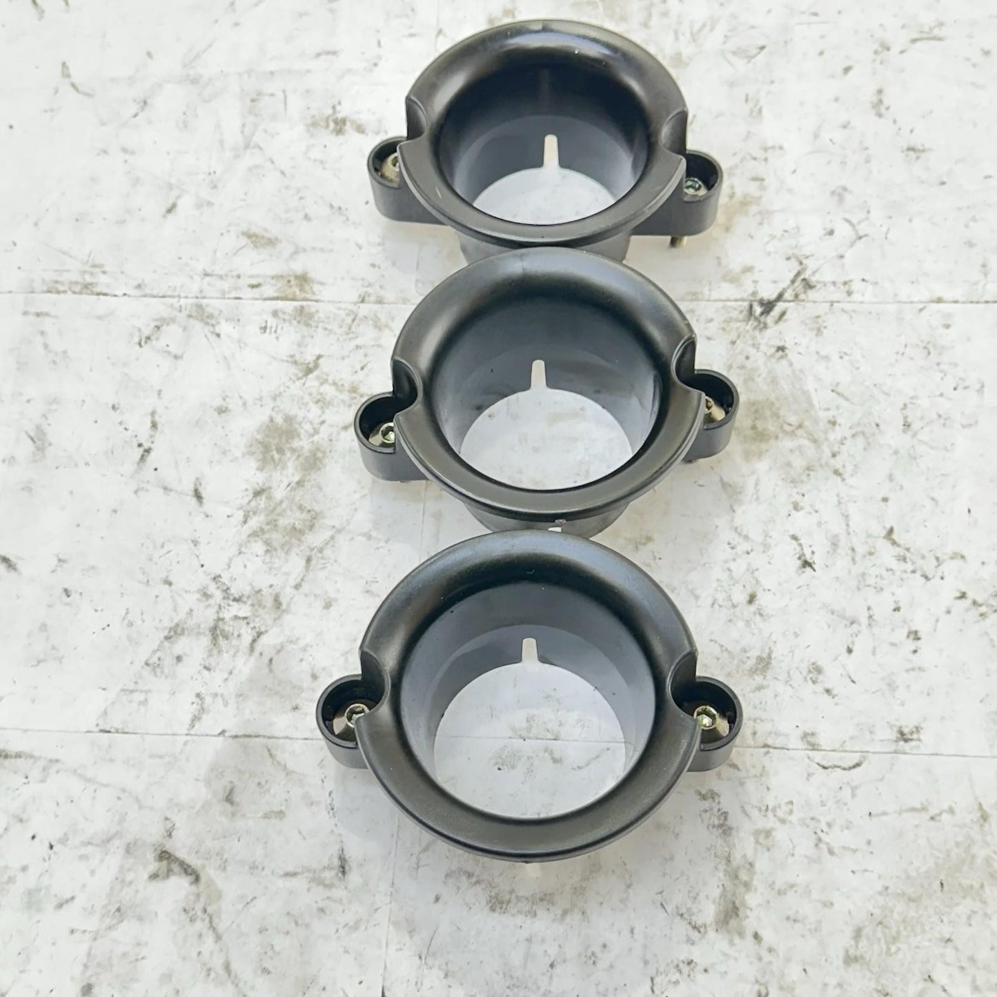 2013 - 2017 TRIUMPH DAYTONA 675 AIRBOX VELOCITY STACKS TRUMPETS SET STOCK OEM