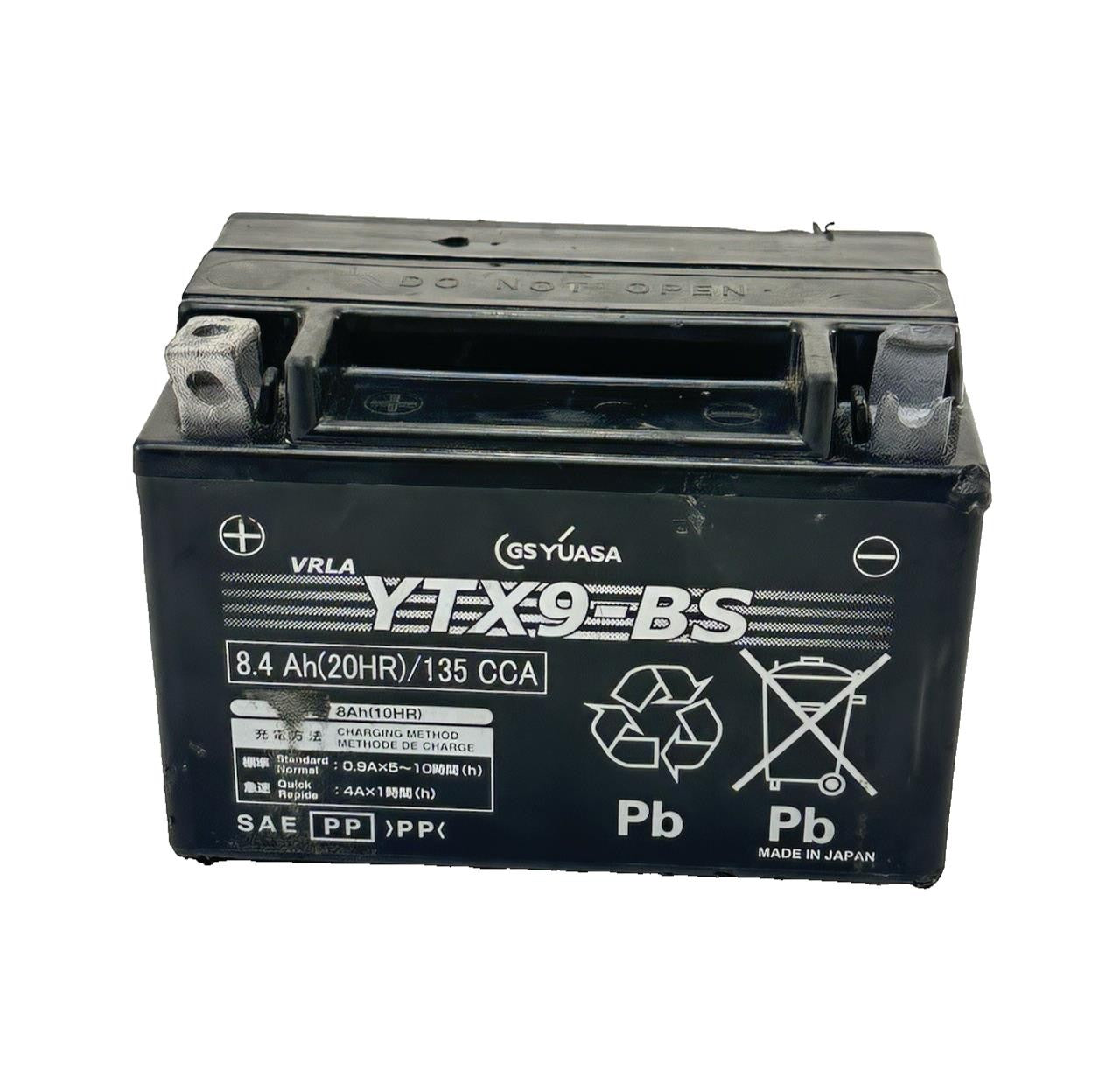 2024 - 2026 KAWASAKI NINJA ZX6R BATTERY YTX9-BS 8.4 Ah 135 CCA YUASA