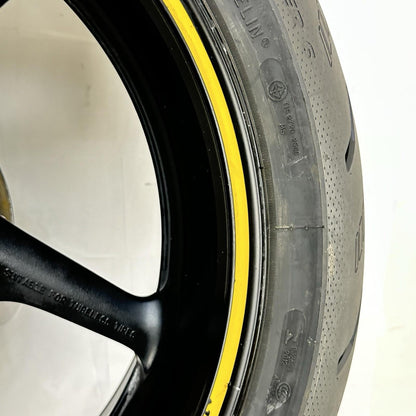2009 - 2011 YAMAHA YZF R1 REAR WHEEL RIM TIRE BACK BRAKE DISC ROTOR BLACK STOCK