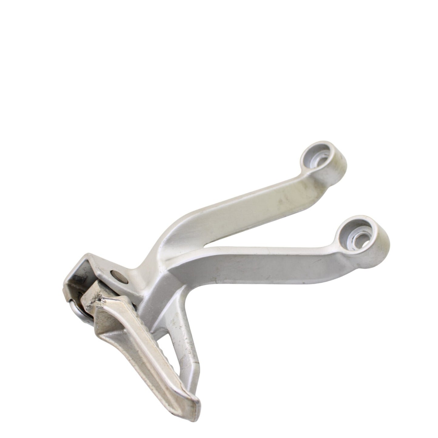 2003 2004 SUZUKI GSXR1000 PASSENGER PEGS SET PAIR REAR BACK SILVER BRACKET STOCK