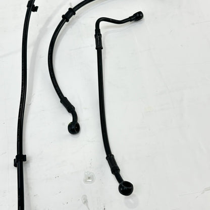 2021 - 2026 APRILIA RS 660 ABS BRAKE LINES HOSES FRONT REAR SET BLACK STOCK