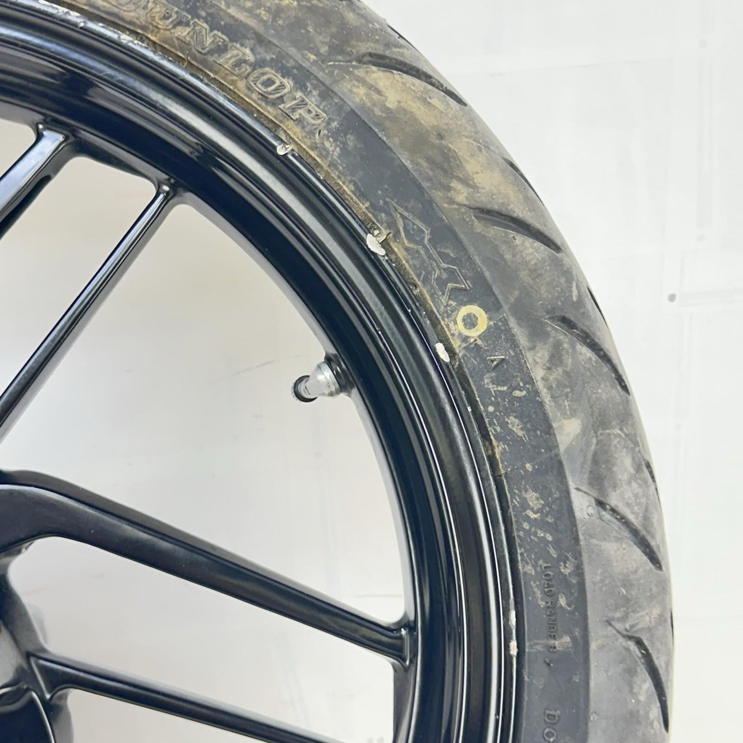 2016 - 2019 DUCATI PANIGALE 959 FRONT WHEEL RIM TIRE BLACK STOCK *DAMAGED*