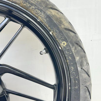 2016 - 2019 DUCATI PANIGALE 959 FRONT WHEEL RIM TIRE BLACK STOCK *DAMAGED*