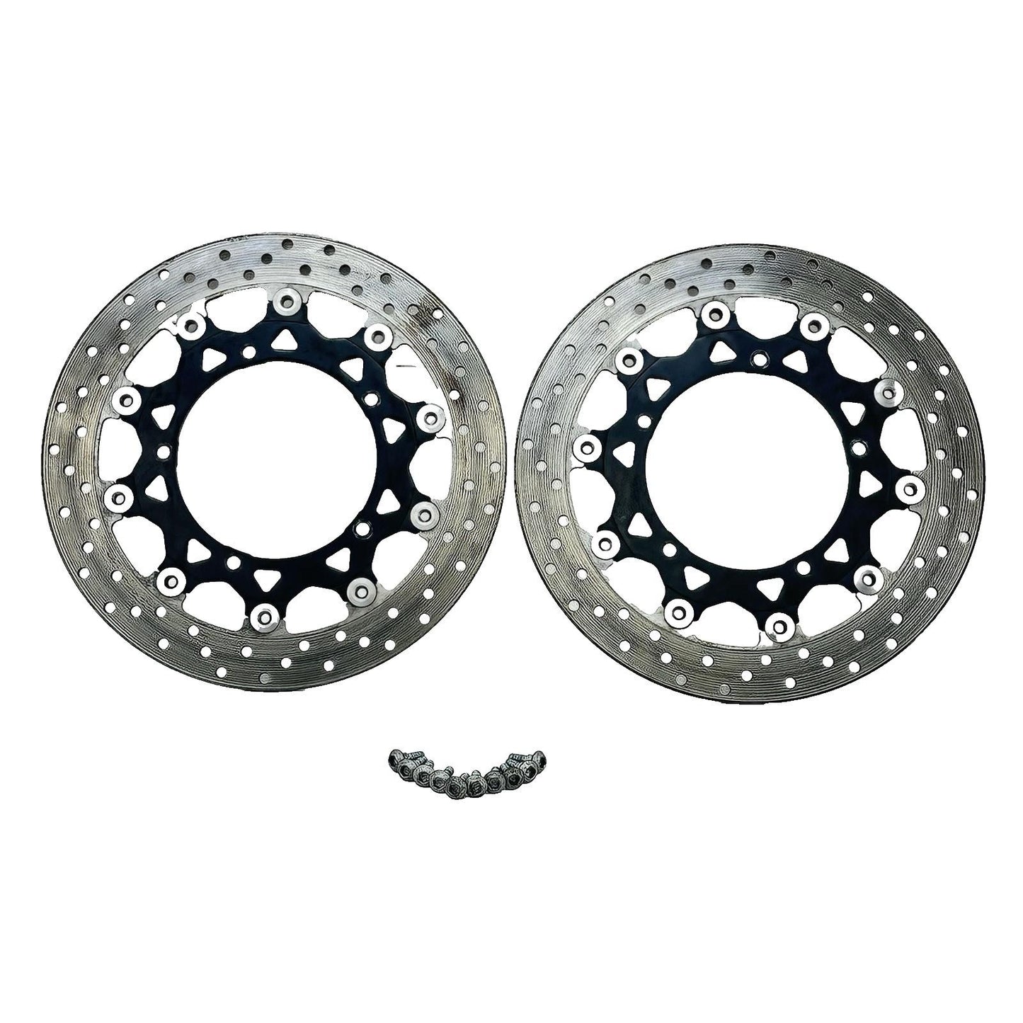 2003 - 2005 YAMAHA YZF R6 FRONT BRAKE ROTORS DISCS LEFT RIGHT SET PAIR BOLTS