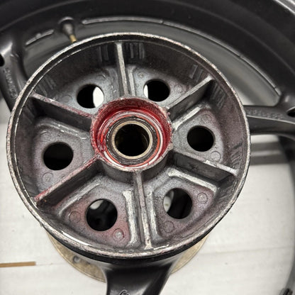 2011 - 2025 SUZUKI GSXR600 GSXR750 REAR WHEEL BACK RIM ROTOR HUB BLACK STOCK