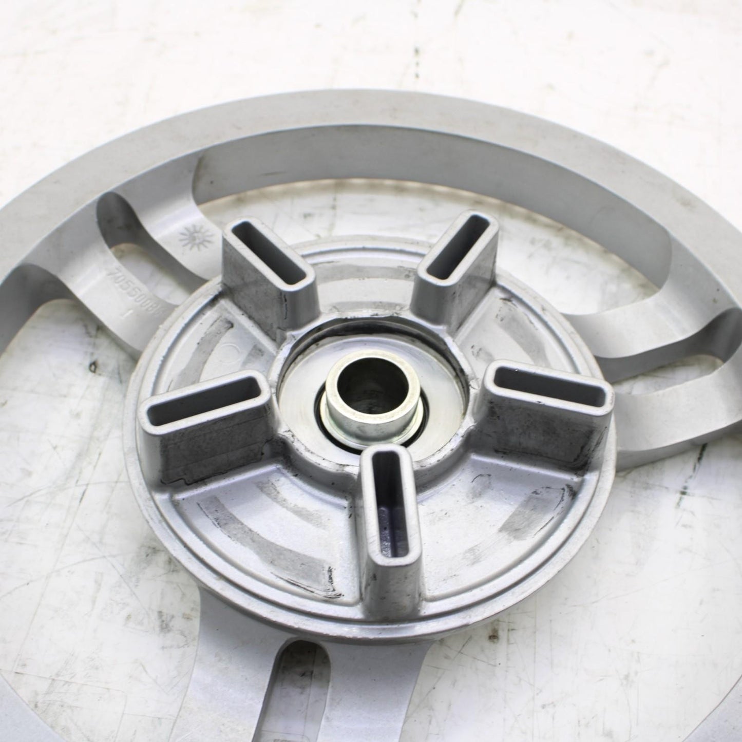 2008 CAN AM SPYDER 990 REAR SPROCKET DRIVE BELT PULLEY CUSHIONS SILVER SILVER