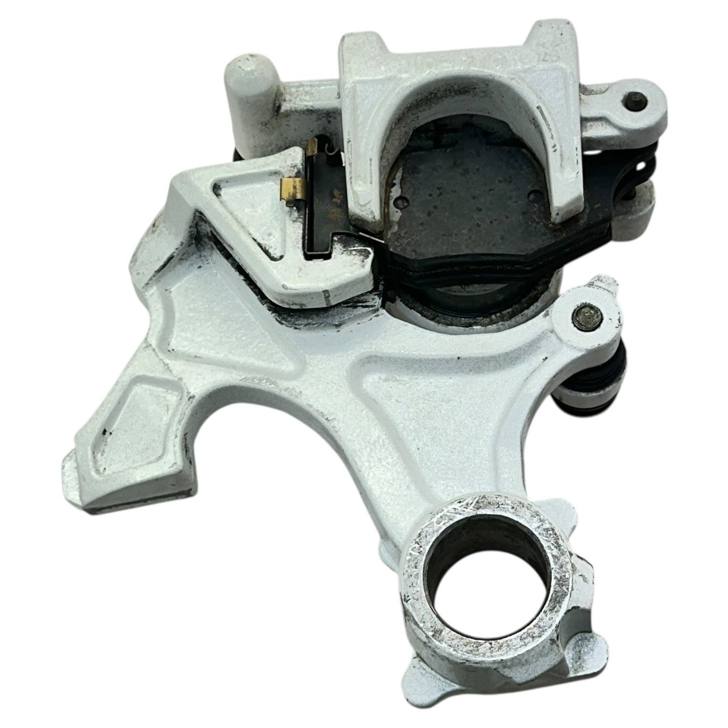 2007 2008 SUZUKI GSXR 1000 REAR BRAKE CALIPER BACK PADS MOUNT TOKICO WHITE OEM