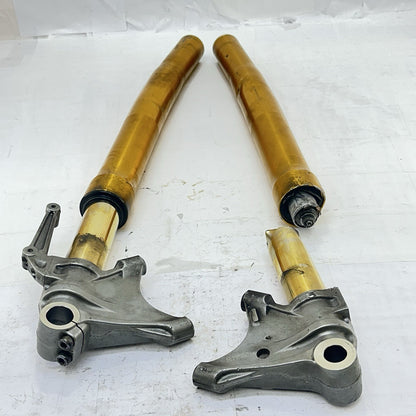 2013 - 2017 TRIUMPH DAYTONA 675R FRONT FORKS LEGS SUSPENSION OHLINS *FOR PARTS*