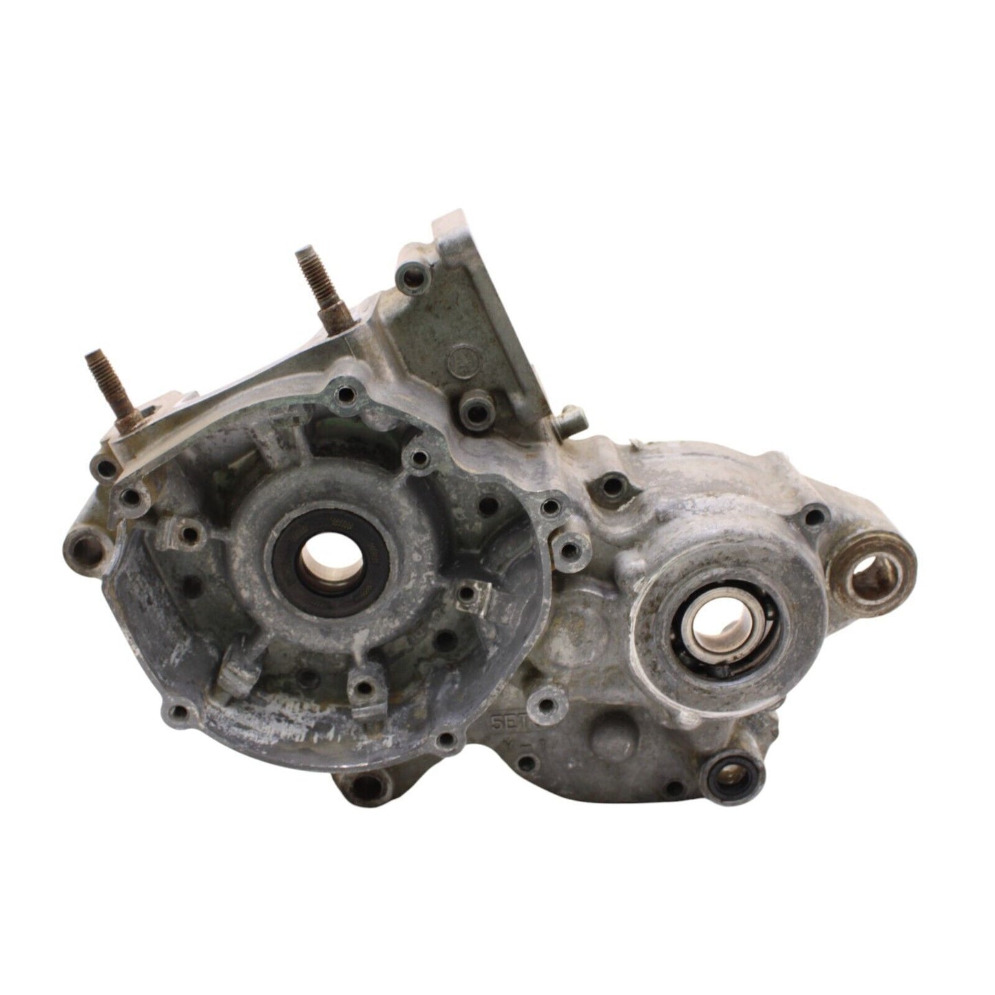 1999 YAMAHA YZ125 left ENGINE MOTOR CRANKCASE CRANK CASES BLOCK