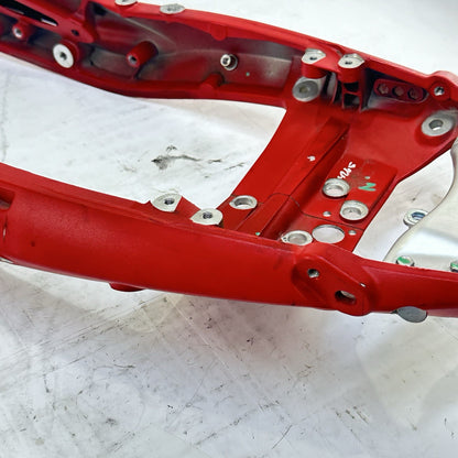 2013 - 2017 TRIUMPH DAYTONA 675R SUBFRAME REAR UNDERTAIL BACK SEAT FRAME RED