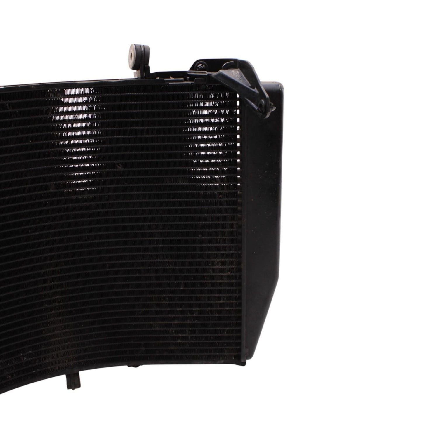 2007 - 2012 HONDA CBR600RR RADIATOR COOLING FAN SYSTEM BLACK STOCK STRAIGHT