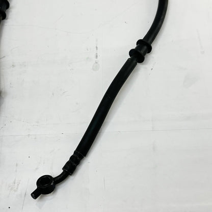 2024 - 2026 KAWASAKI NINJA ZX6R ABS BRAKE LINES FRONT REAR SET BLACK STOCK