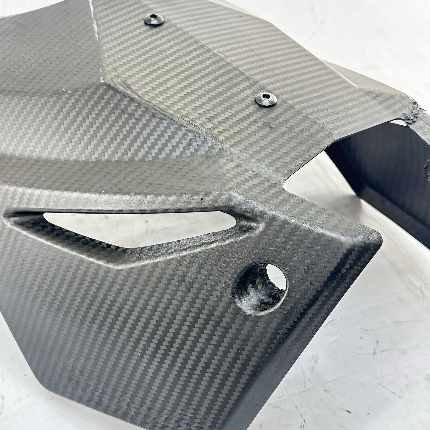 2021 - 2026 APRILIA RS 660 EXHAUST HEAT SHIELD COVER GUARD BLACK CARBON FIBER