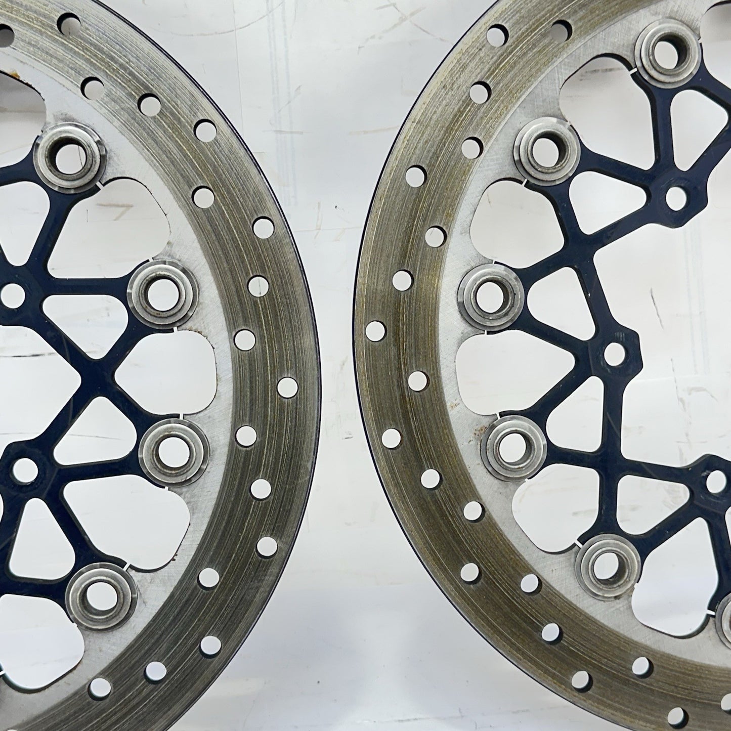 2011 - 2026 SUZUKU GSXR 600 GSXR 750 FRONT BRAKE ROTORS LEFT RIGHT SET BOLTS