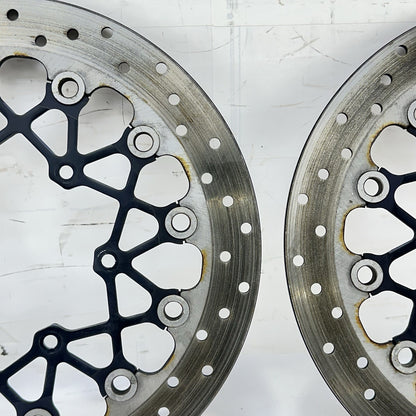 2011 - 2026 SUZUKU GSXR 600 GSXR 750 FRONT BRAKE ROTORS LEFT RIGHT SET BOLTS