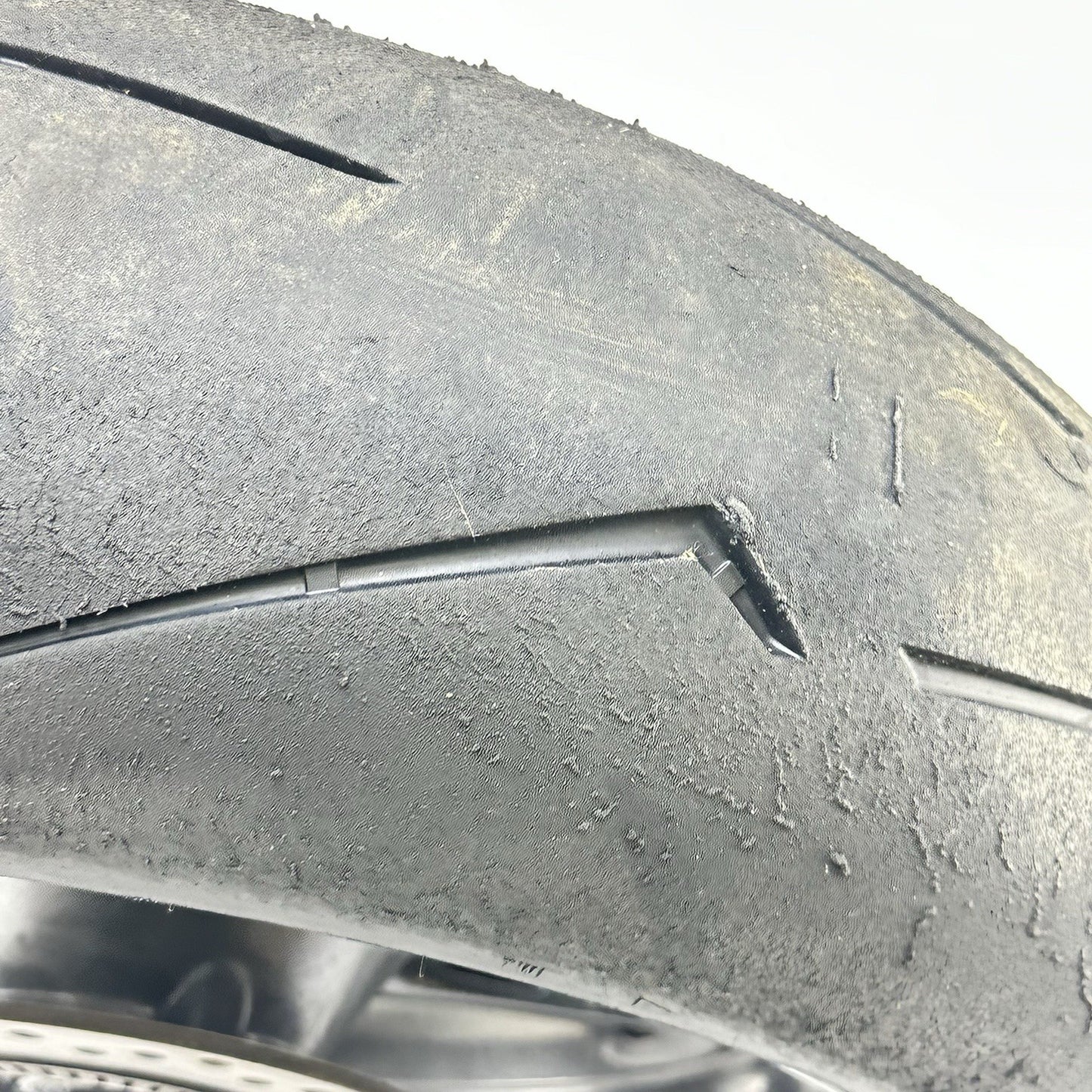 2013 - 2017 TRIUMPH DAYTONA 675R REAR WHEEL RIM BACK BRAKE DISC ROTOR TIRE BLACK
