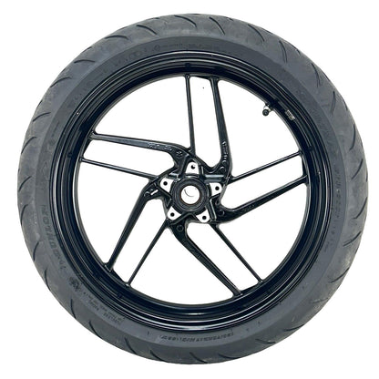 2016 - 2019 DUCATI PANIGALE 959 FRONT WHEEL RIM TIRE BLACK STOCK *DAMAGED*