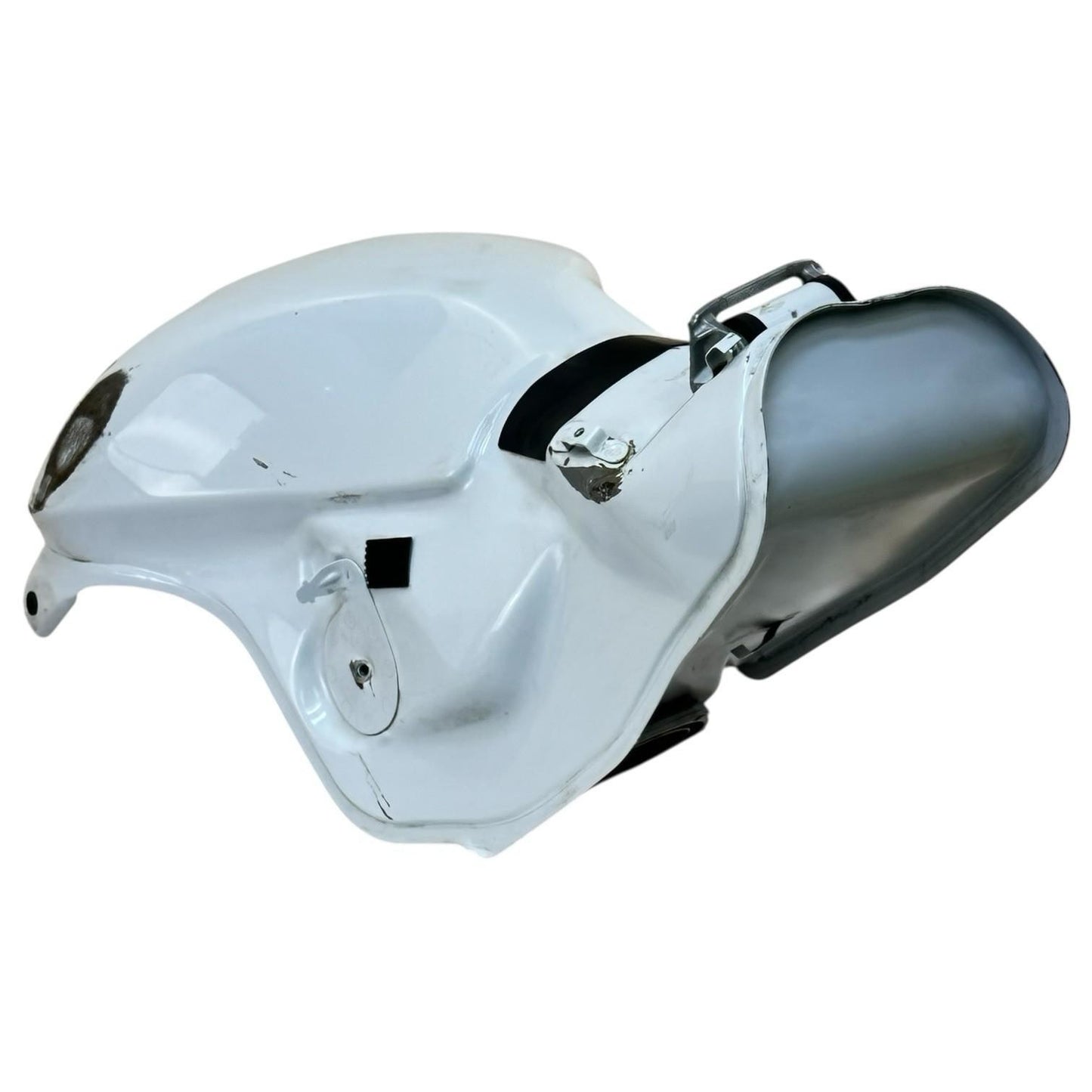 2016 - 2020 KAWASAKI NINJA ZX10R FUEL TANK GAS PETROL RESERVOIR WHITE *DENTED*
