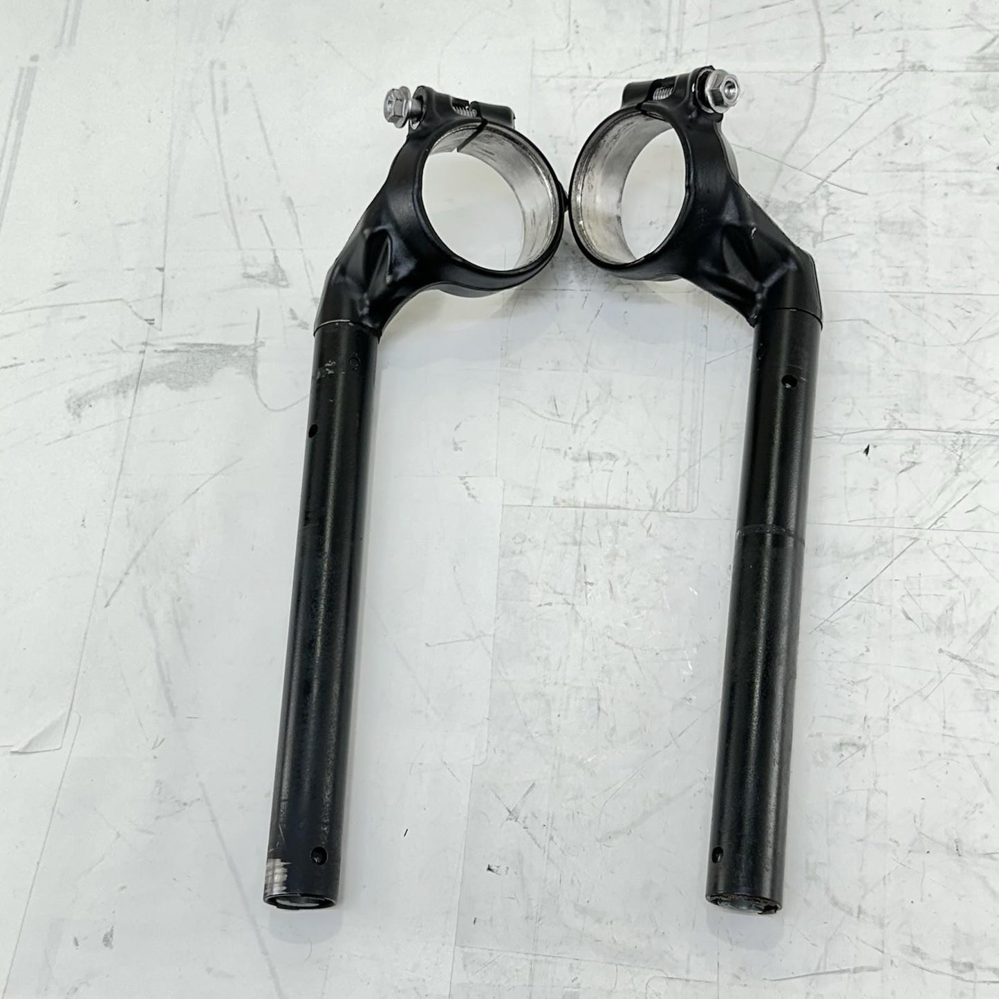 2017 - 2019 HONDA CBR 1000RR SP CLIP ON HANDLEBARS LEFT RIGHT SET PAIR BLACK