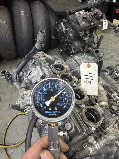 2009 - 2014 YAMAHA YZF R1 ENGINE MOTOR 30 DAY WARRANTY GUARANTEED BLACK STOCK