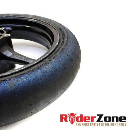 2007 2008 SUZUKI GSXR1000 FRONT WHEEL BLACK RIM STRAIGHT 06 07 GSXR600 GSXR750
