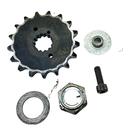 1999 - 2007 SUZUKI HAYABUSA FRONT SPROCKET ENGINE MAIN DRIVE MOTOR GEAR SET OEM