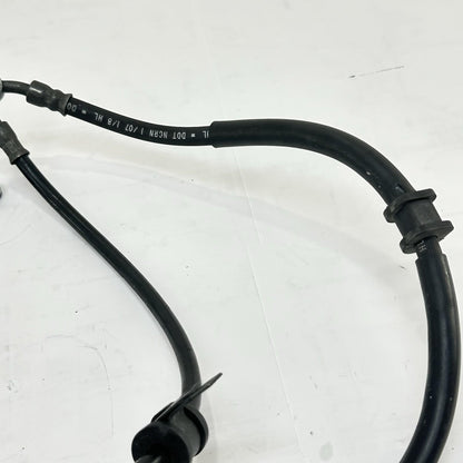 2007 - 2012 HONDA CBR600RR FRONT REAR BRAKE LINES CALIPER HOSES SET BLACK STOCK