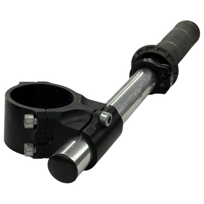 2007 2008 SUZUKI GSXR1000 WOODCRAFT HANDLEBAR CLIP ON SET LEFT RIGHT SILVER