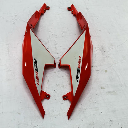2021 - 2026 APRILIA RS 660 REAR TAIL FAIRING BACK COWL PANEL TRIM RED LEFT RIGHT