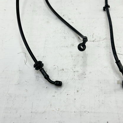 2021 - 2026 APRILIA RS 660 ABS BRAKE LINES HOSES FRONT REAR SET BLACK STOCK