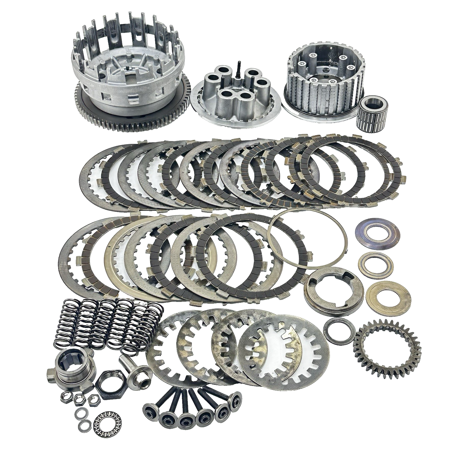 2007 - 2008 SUZUKI GSXR 1000 CLUTCH BASKET ASSEMBLY PRESSURE PLATES RINGS DISCS