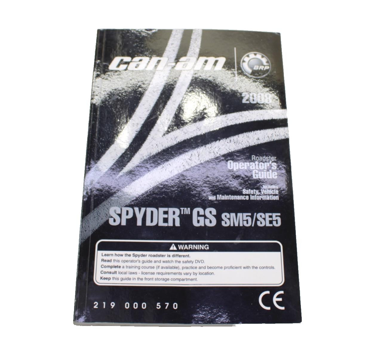 2008 CAN AM SPYDER 990 OPERATOR GUIDE SERVICE OWNERS MANUAL STOCK