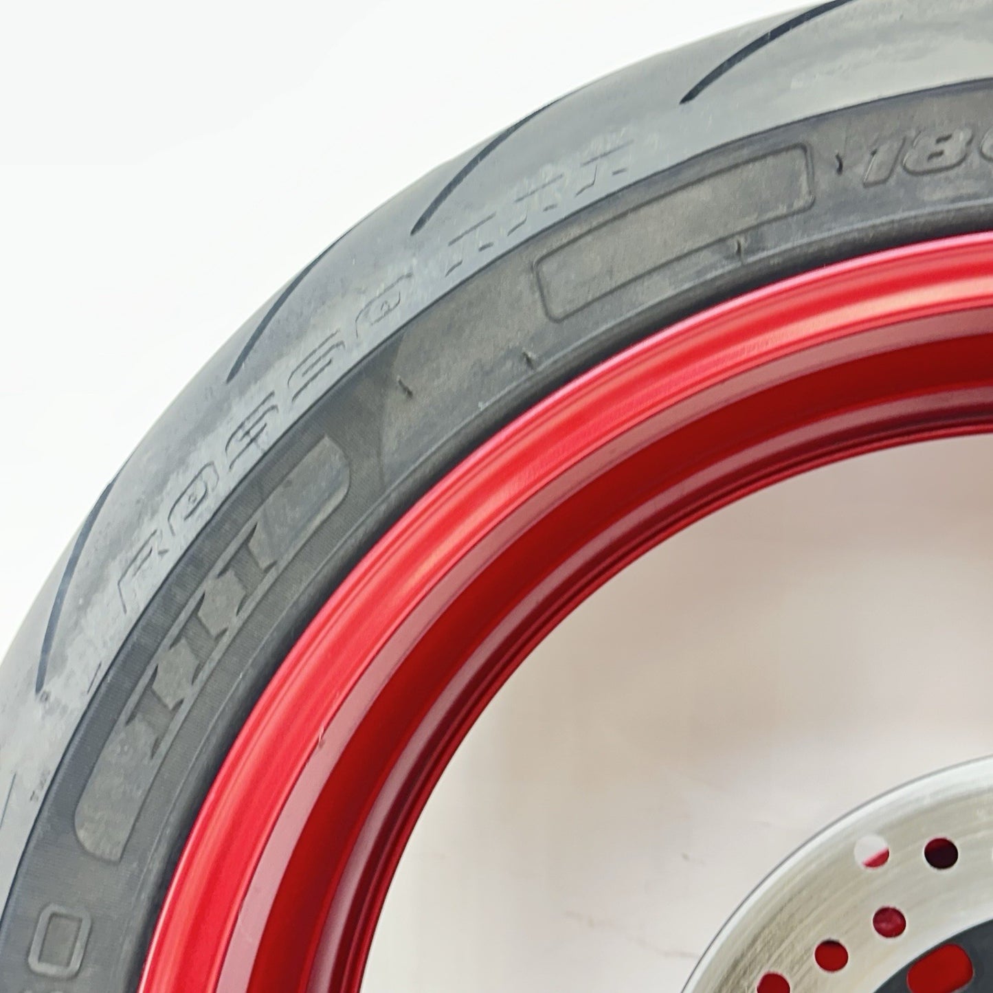 2011 - 2026 SUZUKI GSXS 600 GSXR 750 REAR WHEEL RIM TIRE BACK BRAKE ROTOR RED