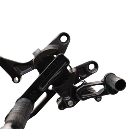 2015 - 2020 APRILIA RSV4 GILLES TOOLING REARSET SHIFT BRAKE PEG FOOT REST BLACK