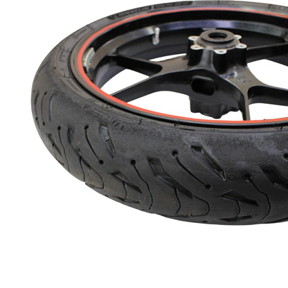 2015 - 2020 APRILIA RSV4 FRONT WHEEL RIM TIRE RUBBER BLACK ORANGE STOCK OEM