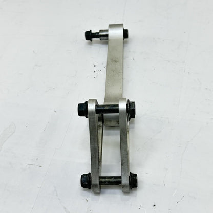 2003 - 2005 YAMAHA YZF R6 DOG BONE REAR SHOCK ABSORBER LINKAGE SILVER STOCK