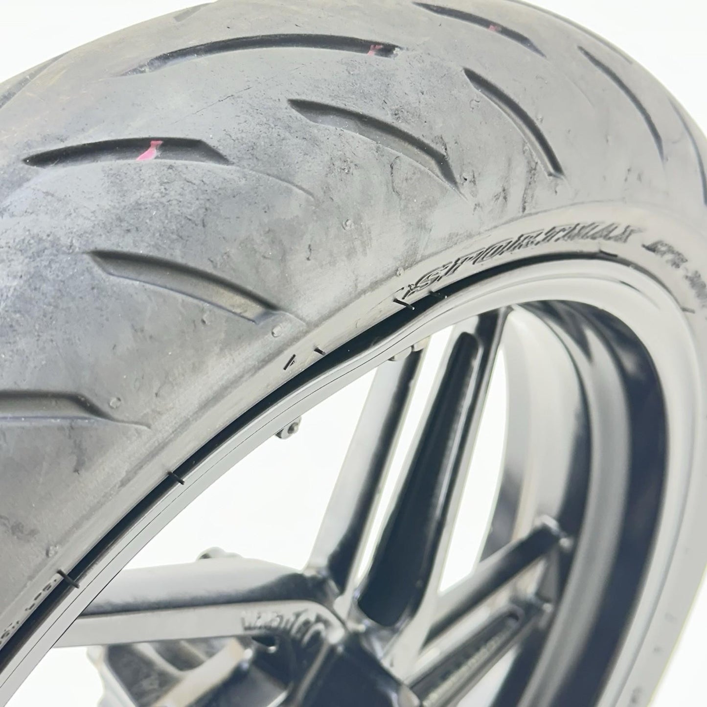 2016 - 2019 DUCATI PANIGALE 959 FRONT WHEEL RIM TIRE BLACK STOCK *DAMAGED*