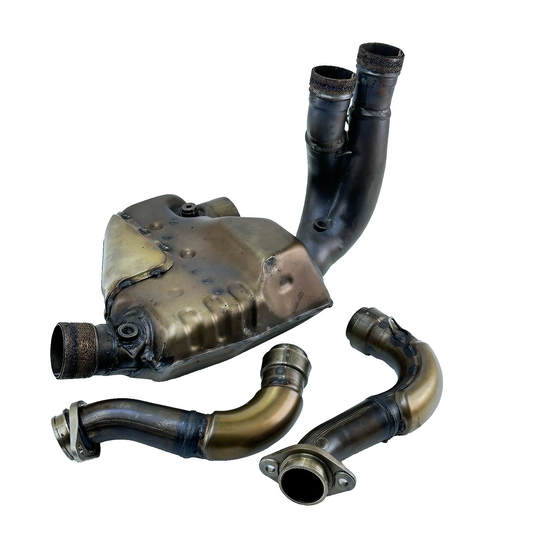 2021 - 2026 APRILIA RSV4 EXHAUST CATALYTIC MID PIPES CAT SET STOCK