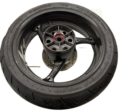 2011 - 2025 SUZUKI GSXR600 GSXR750 REAR WHEEL BACK RIM ROTOR HUB BLACK STOCK