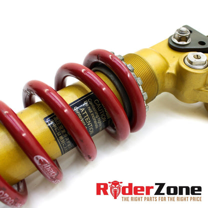 2005 2006 KAWASAKI NINJA ZX6R REAR SHOCK BACK ABSORBER SUSPENSION RED SPRING OEM
